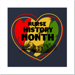 Nurse Black History Month Love Posters and Art